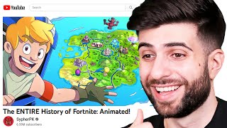 Reacting to The ENTIRE History of Fortnite: Animated!