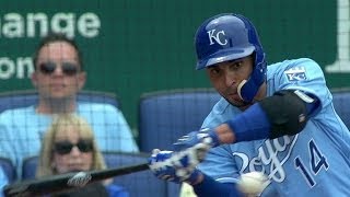 MIN@KC: Infante laces a run-scoring single to right