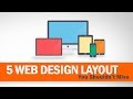 5 Cool Web Design Layout You Shouldn't Miss