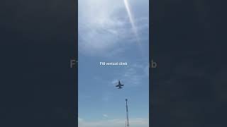 F18 end of runway vertical climb