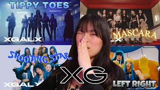 1st Time Reacting to XG (Tippy Toes, Mascara, Shooting Star & Left Right)