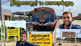 🚂THIRUVARUR TO KARAIKUDI DEMU TRAIN |Michael Raj