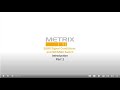 Metrix - Introduction to 5580 & SW550