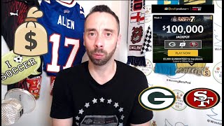 Green Bay Packers vs San Francisco 49ers Preview & Predictions | WIN $100,000 NBC Sports Predictor