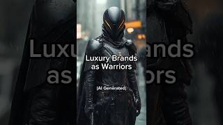 Luxury Brands as Warriors | Ai Generated