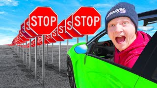 Car vs 50 Stop Signs Challenge