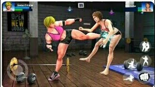 Gym fighting boxing match video girl V/S girl  by Aman tyagi