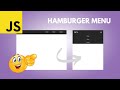 JavaScript - How to Create a Responsive Hamburger Menu with HTML, CSS, & JavaScript