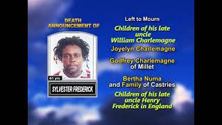 Sylvester Frederick ~ Long Obituary