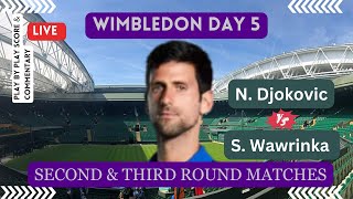 Wimbledon 2023 DAY 5 Scores  | LIVE Tennis Play-by-Play Stream |