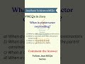 What is constructor overloading? #javaquestions