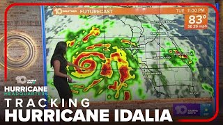 Tracking the Tropics: Hurricane Idalia continues to strengthen in the Gulf of Mexico (noon Tuesday)