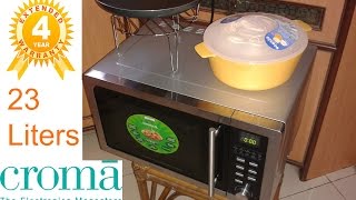 Croma Convection microwave grill Oven 23 Litres CRAM0144 Review | Indian consumer