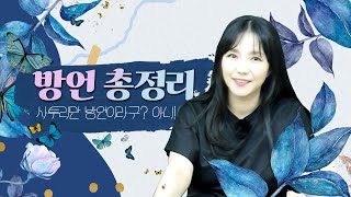 [안보라에듀] 방언이라고 하면 사투리만 아니? 아니야! 방언의 총 정리!