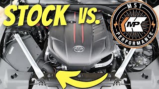 6 Speed Manual A90 Supra 3.0 | MST Intake vs Stock Sound!