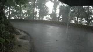 Walking through the Ghat road in heavy monsoon rain!