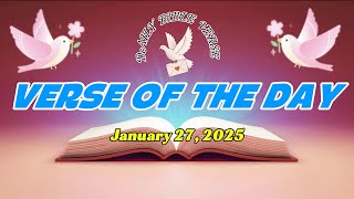 VERSE OF THE DAY JANUARY 27, 2025