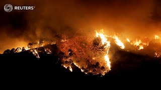 Wildfire in southern Spain, thousands evacuated