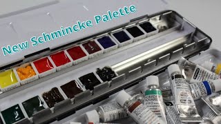 Making a Custom Schmincke Palette - Schmincke Horadam Aquarell Watercolors