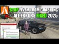 FiveM - How To FIX FiveM ERRORS and CRASHES (2025)✅