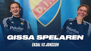 Gissa spelaren | Ekdal vs Jonsson