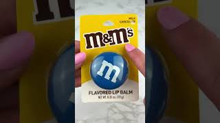 M&M's Candy Lip Balm Satisfying Video ASMR! #shorts #asmr