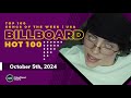 Billboard Hot 100 Top Singles This Week (October 5th, 2024)