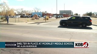 2 Albuquerque schools shelter in place after man flashes gun