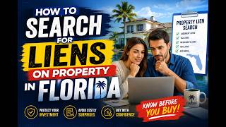 How to search for liens on property in Florida