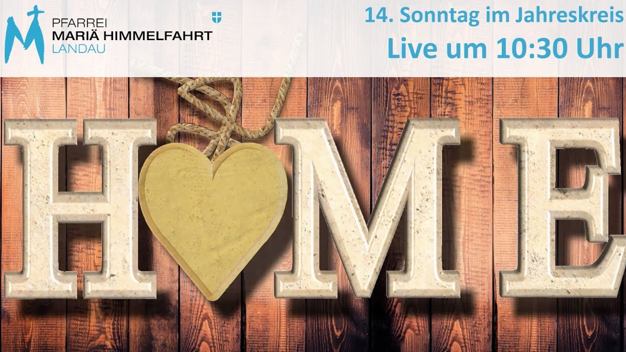 Gottesdienst Am 14. Sonntag Im Jahreskreis - YouTube