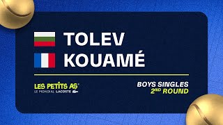 Les Petits As 2023 | Boys Singles 2R |  Aleksandar Tolev vs. Moise Kouamé