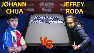 Highlights Johann Chua vs Jefrey Roda 2024 US Open Pool Championship