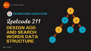 Design Add and Search Words Data Structure - Leetcode 211 - Python