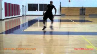 Dre Baldwin: Defensive Slide/ Sprint Drill | Defense Conditioning Exercises for Basketball Coaches