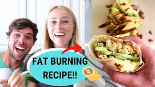 My Go-To Healthy Breakfast Burrito Recipe [Optimize Fat Burning]
