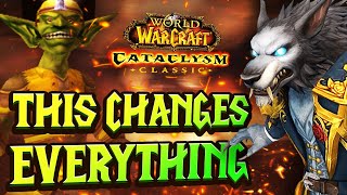 Everything NEW in the WoW Cataclysm Classic Pre-Patch