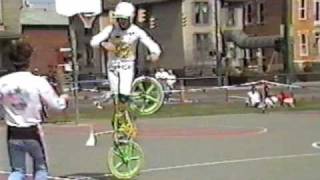 Old School BMX bike stunts Columbus Ohio 1986 AFA