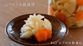 【簡単レシピ】カブの甘酢漬けの作り方/ふくろうの森通信＃42