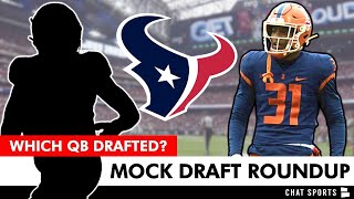 Texans Mock Drafts: C.J. Stroud Locked In At #2? Devon Witherspoon At #12? Houston Texans Rumors