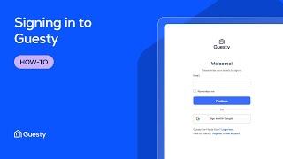 How to Sign In to Guesty Pro & Guesty Lite | Secure Login Guide
