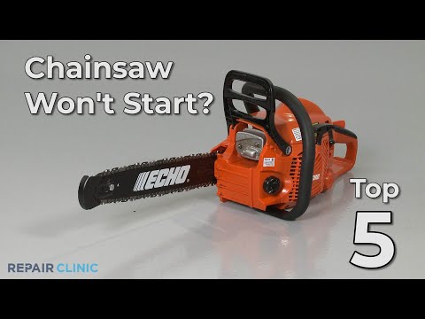 Top Reasons Chainsaw Won T Start Chainsaw Troubleshooting Repair Clinic