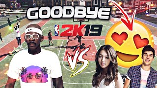 I Played A 2k Couple My Last Game On NBA 2k19!! I Finally Deleted My 99 Overall (Very Emotional..)😪