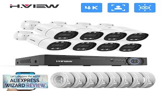 H.View 4K 5Mp 8Mp poe Cctv Security Camera System Home Video Surveillance Review