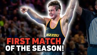 Keegan O'Toole's First Match Of The NCAA Season