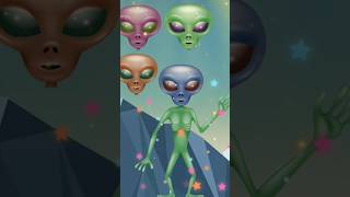 ❓ The cute alien 👽  puzzle game #shorts #puzzlegame #new 👽#videos #cartoon #viral #tiktok #haed ❓end