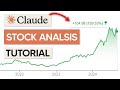 How To Use Claude 3.5 Sonnet TO Analyse Stocks (AI Stock Analysis)