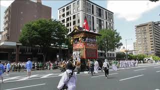 祇園祭後祭山鉾巡行　2023年7月24日　御池通・南観音山