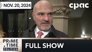 PrimeTime Politics: Randy Boissonnault resigns from cabinet – November 20, 2024