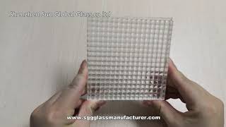 SZG fluted Cast Reeded Ribbed Textured Patterned Glass