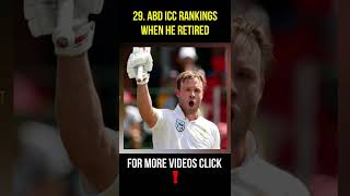 AB de Villiers ICC Rankings Position When He Retired From Cricket | GBB Cricket